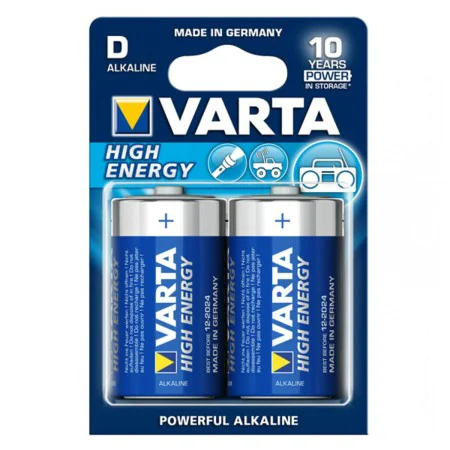 Batterie Varta LR20 1,5 V 16500 mAh High Energy (2 pcs) von Varta, Einwegbatterien - Ref: S7915707, Preis: 5,11 €, Rabatt: %