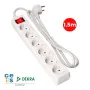 Regleta Enchufes 6 Tomas con Interruptor EDM Schuko (1,5 m) de EDM, Regletas - Ref: S7915751, Precio: 9,21 €, Descuento: %