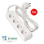 4-socket plugboard without power switch EDM Schuko (3 m) by EDM, Power Strips - Ref: S7915755, Price: 10,06 €, Discount: %