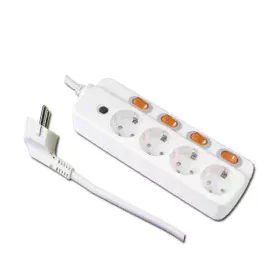 Rallonge 4 prises Schuko avec interrupteur EDM (1,5 m) de EDM, Multiprises - Réf : S7915766, Prix : 12,38 €, Remise : %