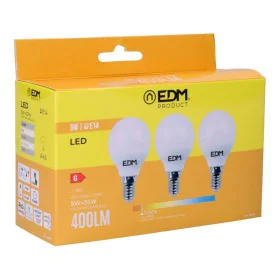 Packung mit 3 LED-Glühbirnen EDM G 5 W E14 400 lm Ø 4,5 x 8 cm (3200 K) von EDM, LED Lampen - Ref: S7916655, Preis: 5,92 €, R...