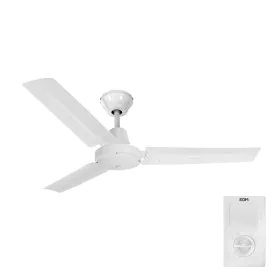 Ceiling Fan EDM 33981 White 60 W Ø 140 cm industrial by EDM, Ceiling Fans - Ref: S7917021, Price: 78,84 €, Discount: %