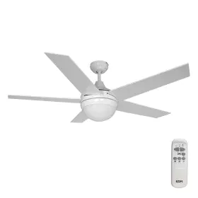 Ventilador de Techo con Luz EDM 33988 Adriatico Blanco 60 W de EDM, Ventiladores de techo con lámpara - Ref: S7917025, Precio...