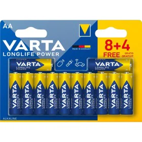 Pilas Alcalinas Varta Longlife Power AA 1,5 V (12 Unidades) de Varta, Pilas - Ref: S7917033, Precio: 6,86 €, Descuento: %