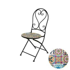 Garden chair Praha Black Exterior Iron (39 x 47 x 94 cm) by BigBuy Garden, Garden Dining Chairs - Ref: S7918787, Price: 98,93...