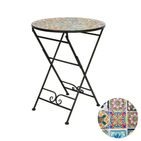 Ironwork Side Table Praha Circular Black Iron (Ø 60 cm) by BigBuy Garden, Side Tables - Ref: S7918788, Price: 127,18 €, Disco...