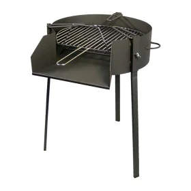 Barbecue a Carbone con Gambe Imex el Zorro Grill Rotonda Nero (Ø 60 x 75 cm) di Imex el Zorro, Barbecue all'aperto - Rif: S79...