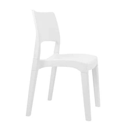 Chaise de jardin Progarden Klik Klak 52 x 53,5 x 82 cm Empilable Blanc de Progarden, Chaises de table de jardin - Réf : S7919...