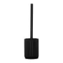 Brosse de salle de wc Andrea House Mat Noir Résine (Ø 9,5 x 36 cm) de Andrea House, Accessoires pour wc - Réf : S7919655, Pri...