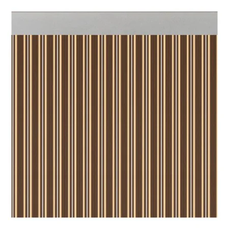 Rideau Acudam Ferrara Portes Marron Ivoire Opaque Extérieur PVC Aluminium 90 x 210 cm de Acudam, Rideaux d'extérieur - Réf : ...