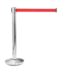 Séparateur NMZ Extensible Rouge Argenté Acier inoxydable 2 m de NMZ, Barrières de sécurité - Réf : S7920131, Prix : 38,18 €, ...