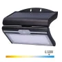 Applique da Parete EDM Sensore di Movimento Solare 6 W Nero (6500 K) di EDM, Lampade da parete - Rif: S7920144, Prezzo: 22,16...