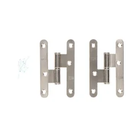 Hinge EDM PN07 100 x 58 mm Left Stainless steel by EDM, Hinges - Ref: S7920591, Price: 8,00 €, Discount: %