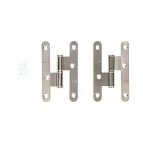 Hinge EDM PN07 100 x 58 mm Left Stainless steel by EDM, Hinges - Ref: S7920591, Price: 7,20 €, Discount: %