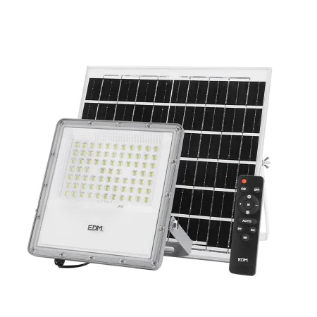 Projecteur EDM Télécommande Panneau solaire photovoltaïque 200 W 1500 Lm 35 x 35 cm 23,8 x 23,3 x 4,3 cm (6500 K) de EDM, Pro...