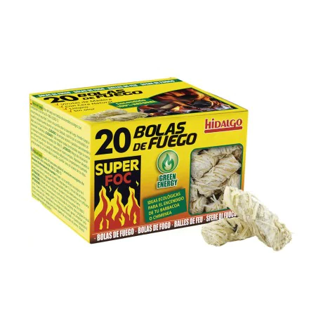 Fireballs for ignition Super Foc Wood Wax Ecological 20 Units by Super Foc, Charcoal Starters - Ref: S7921139, Price: 6,03 €,...