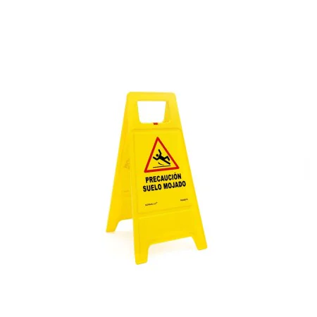 Folding panel caution wet floor Normaluz 30 x 21 x 62 cm by Normaluz, Security barriers - Ref: S7921308, Price: 14,90 €, Disc...