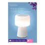 Lampada LED con altoparlante Bluetooth e caricabatterie senza fili Lumineo 894417 Bianco 22,5 cm Ricaricabile di Lumineo, Lam...