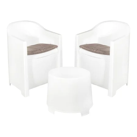 Set Tavolo con 2 Sedie IPAE Progarden Luna sluc06bg Bianco Giardino (3 Pezzi) di IPAE Progarden, Set di mobili - Rif: S792246...