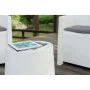 Table Set with 2 Armchairs IPAE Progarden Luna sluc06bg White Garden (3 Pieces) by IPAE Progarden, Garden Furniture Sets - Re...