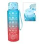 Water bottle EDM Sporting Blue Red 1 L Faded effect 8 x 8 x 26 cm by EDM, Canteens & Water Bottles - Ref: S7922641, Price: 7,...