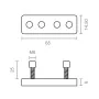 Fixierplatte Micel TLD25 65 x 14,5 x 6 mm Markise Untere von Micel, Markisenkurbeln - Ref: S7922848, Preis: 17,82 €, Rabatt: %