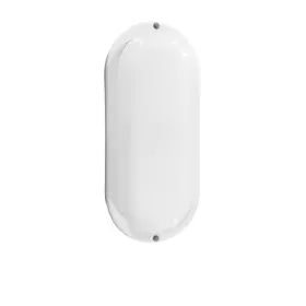 Wall Light EDM 32449 White Plastic F 18 W 120 W 1820 Lm Movement Sensor Light sensor Oval (6400 K) by EDM, Outdoor Wall Light...