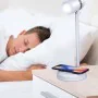 Lampe LED avec haut-parleur et chargeur sans fil Grundig Blanc 15 W 76 Lm Ø 12 x 34 cm Plastique 3-en-1 de Grundig, Lampes de...