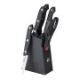 Set of Kitchen Knives and Stand San Ignacio SG-4181 Black Stainless steel 6 Pieces by San Ignacio, Kitchen Knife Sets - Ref: ...