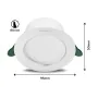 Downlight Philips Diamond Cut Bianco 2 W 360 Lm Ø 9,5 cm (4000 K) di Philips, Faretti per il soffitto - Rif: S7924008, Prezzo...