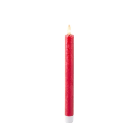 LED Candle Lumineo Red Ø 2,2 x 24,5 cm (AAA) (2 Units) by Lumineo, Candle Lights - Ref: S7924583, Price: 11,11 €, Discount: %