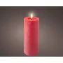 LED Candle Lumineo Red Ø 7 x 19 cm Rustic (AAA) by Lumineo, Candle Lights - Ref: S7924616, Price: 8,00 €, Discount: %