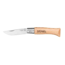 Couteau Opinel nº3 Acier inoxydable Bois de hêtre 4 cm de Opinel, Couteaux pliants - Réf : S7924799, Prix : 9,69 €, Remise : %