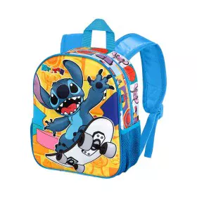 3D School Bag Lilo & Stitch Karactermania Blue 26 x 11 x 31 cm by Lilo & Stitch, Children's Backpacks - Ref: S7924938, Price:...