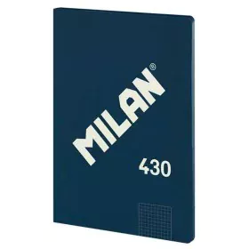 Cahier Milan 1918 Blue marine A4 à carreaux de Milan, Blocs mémo - Réf : S7925069, Prix : 3,64 €, Remise : %