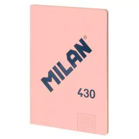 Cahier Milan 1918 Rose A4 à carreaux de Milan, Blocs mémo - Réf : S7925070, Prix : 4,20 €, Remise : %