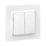 Interrupteur à bascule double Simon 8,4 x 4 x 8,4 cm de Simon, Plaques avec interrupteurs - Réf : S7925281, Prix : 10,18 €, R...