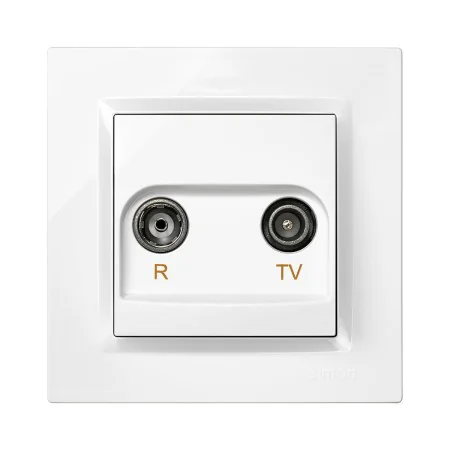 Antenna socket Simon Plastic by Simon, Outlets - Ref: S7925286, Price: 16,18 €, Discount: %