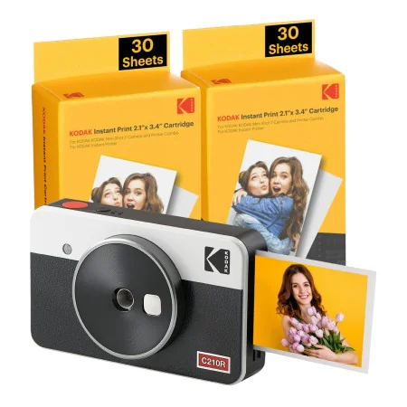 Cámara Instantánea Kodak MINI SHOT 2 RETRO C210RW Blanco de Kodak, Cámaras instantáneas - Ref: S8103897, Precio: 116,16 €, De...