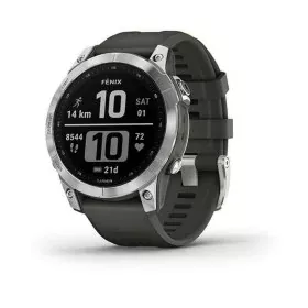 Montre intelligente GARMIN fenix 7 Graphite Argenté 1,3" de GARMIN, Montres connectées - Réf : S8105187, Prix : 462,15 €, Rem...