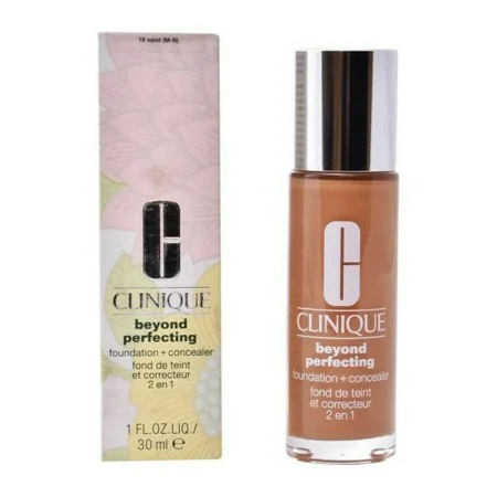 Base de maquillage liquide Clinique Beyond Perfecting Nº 18 Sand M-N 30 ml de Clinique, Fonds de teint - Réf : S8301305, Prix...