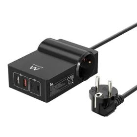 Portable charger Ewent ew3992 Black 65 W by Ewent, USB hubs - Ref: M0310789, Price: 30,23 €, Discount: %