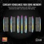 Mémoire RAM Corsair Vengeance RGB DDR5 64 GB DDR5 SDRAM DDR5 5600 MHz CL40 de Corsair, Mémoire principale - Réf : M0310982, P...