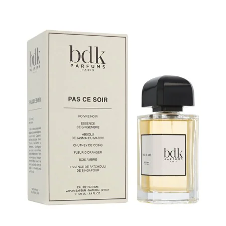 Parfum Femme BDK Parfums Pas Сe Soir EDP 100 ml de BDK Parfums, Eau de parfum - Réf : S8306558, Prix : 136,20 €, Remise : %