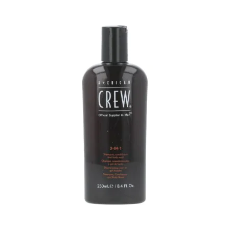 Gel, Shampoo und Conditioner 3 in 1 American Crew 250 ml von American Crew, 3-in-1 Shampoo, Spülung & Duschgel - Ref: S831058...