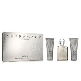 Set mit Herrenparfüm Afnan Supremacy Silver EDP 3 Stücke von Afnan, Sets - Ref: S8312905, Preis: 41,84 €, Rabatt: %