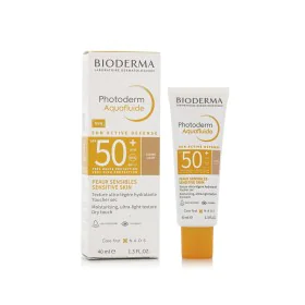 Protetor Solar Com Cor Bioderma Photoderm Aquafluide Light SPF 50+ 40 ml de Bioderma, Filtros solares - Ref: S8314665, Preço:...