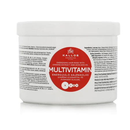 Hair Mask Kallos Cosmetics Multivitamin Energizing 500 ml by Kallos Cosmetics, Deep Conditioners & Treatments - Ref: S8314995...