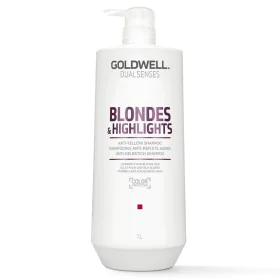 Tinting Shampoo for Blonde hair Goldwell Dualsenses Blondes & Highlights 1 L by Goldwell, Shampoos - Ref: S8316946, Price: 22...