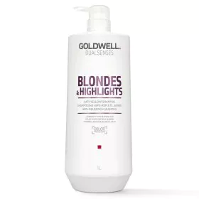 Champô Matizador para Cabelos Louros Goldwell Dualsenses Blondes & Highlights 1 L de Goldwell, Champôs - Ref: S8316946, Preço...